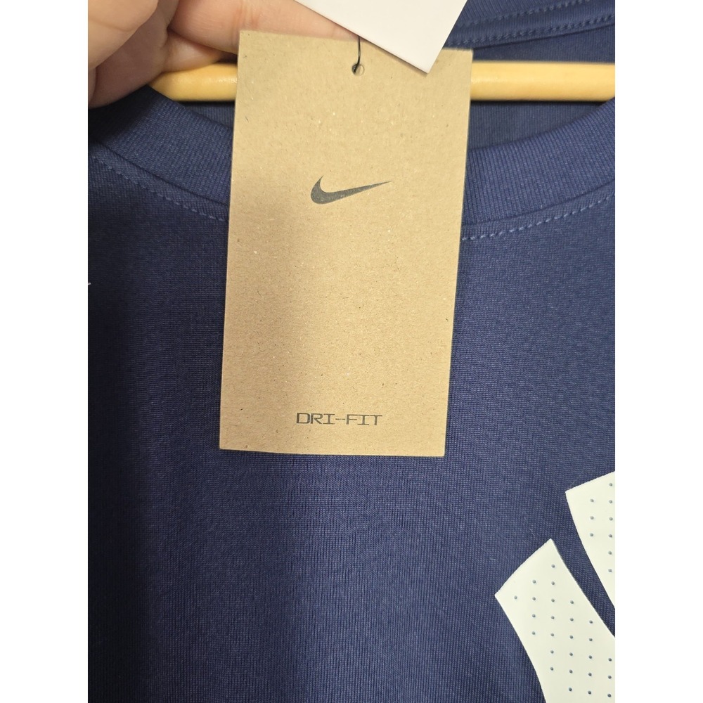 Nike NY Yankees Dri-FIT T-Shirt XL Blue MLB Logo New With Tags - Picture 4 of 13